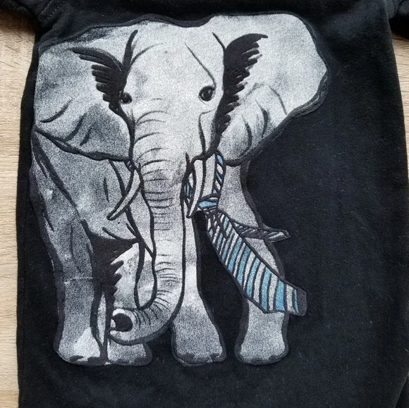 2011 vguc Gap toddler boy 6-12 months elephant romper - Picture 10 of 12